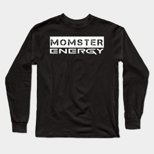 Momster Energy (White) Long Sleeve T-Shirt